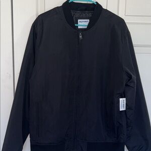 Never Worn: Old Navy Black Bomber Jacket